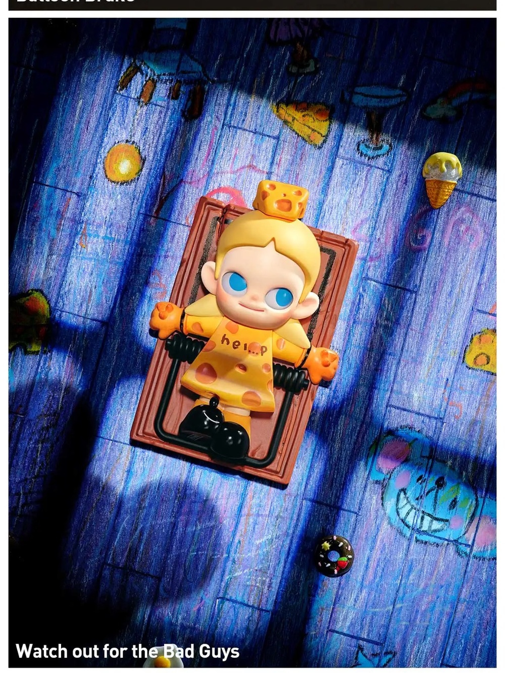 Pop Mart Zsiga We All Are Kids Series: “Watch Out For The Bad Guys” Figure